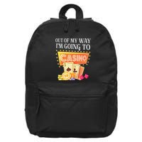 Funny Going To The Casino Design For Card Game Lovers 16 in Basic Backpack