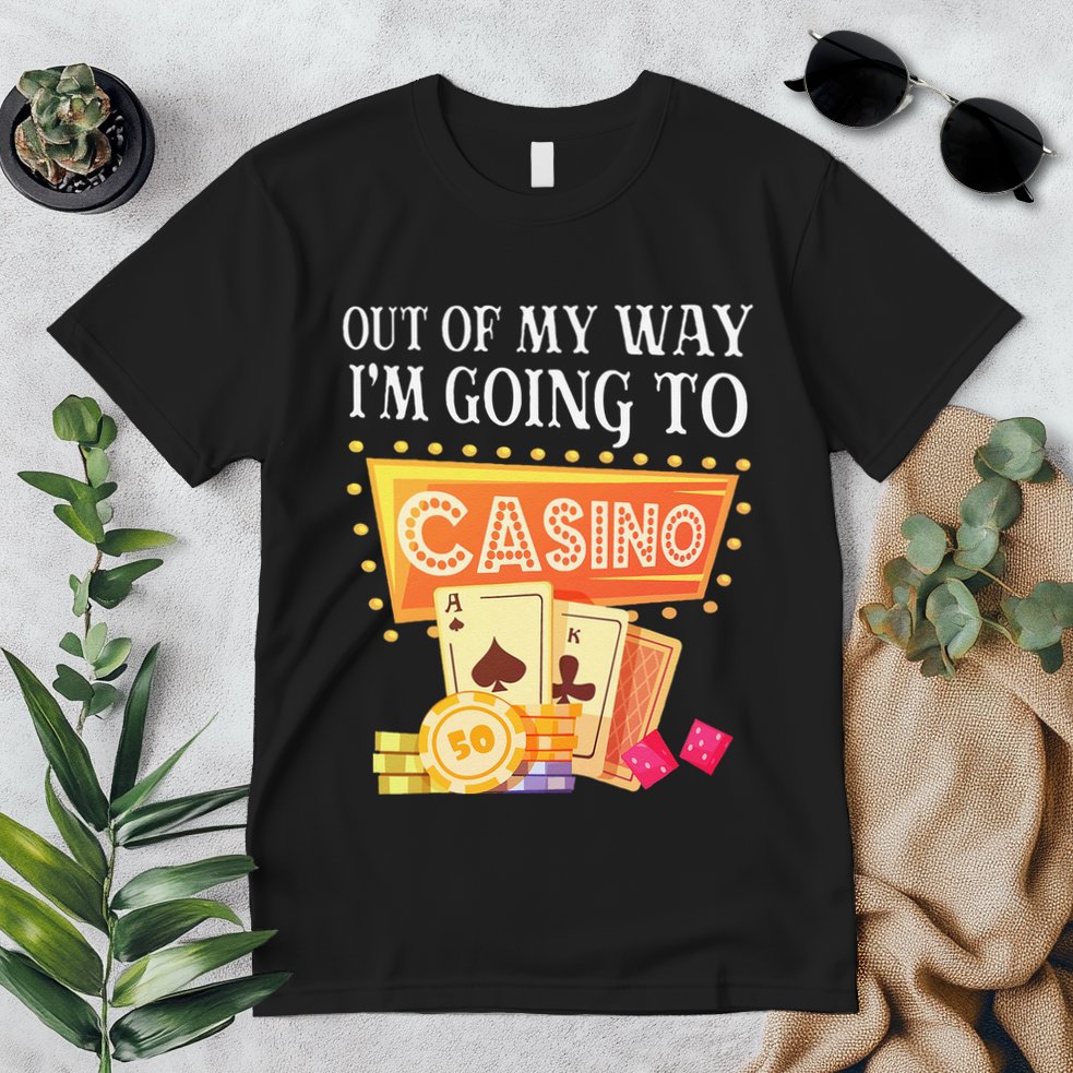Funny Going To The Casino Design For Card Game Lovers Premium T-Shirt