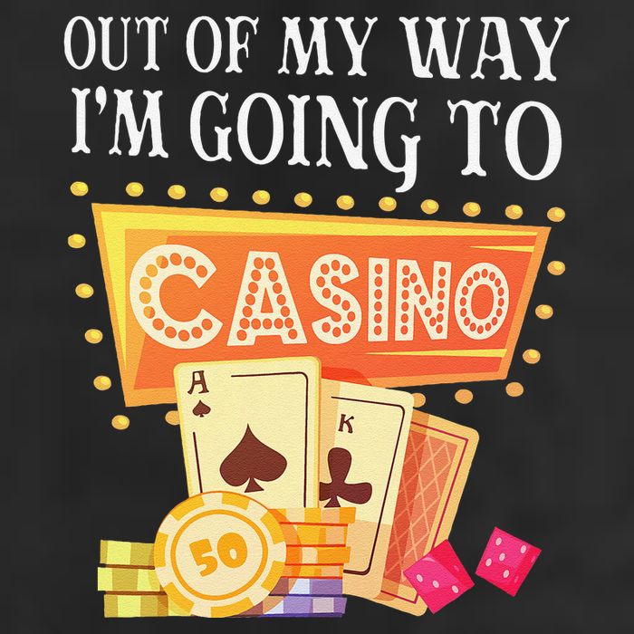 Funny Going To The Casino Design For Card Game Lovers 25L Jumbo Tote