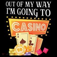 Funny Going To The Casino Design For Card Game Lovers Kids T-Shirt