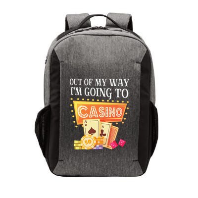 Funny Going To The Casino Design For Card Game Lovers Vector Backpack
