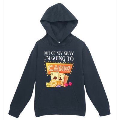 Funny Going To The Casino Design For Card Game Lovers Urban Pullover Hoodie