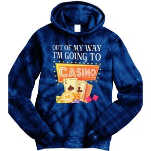 Funny Going To The Casino Design For Card Game Lovers Tie Dye Hoodie