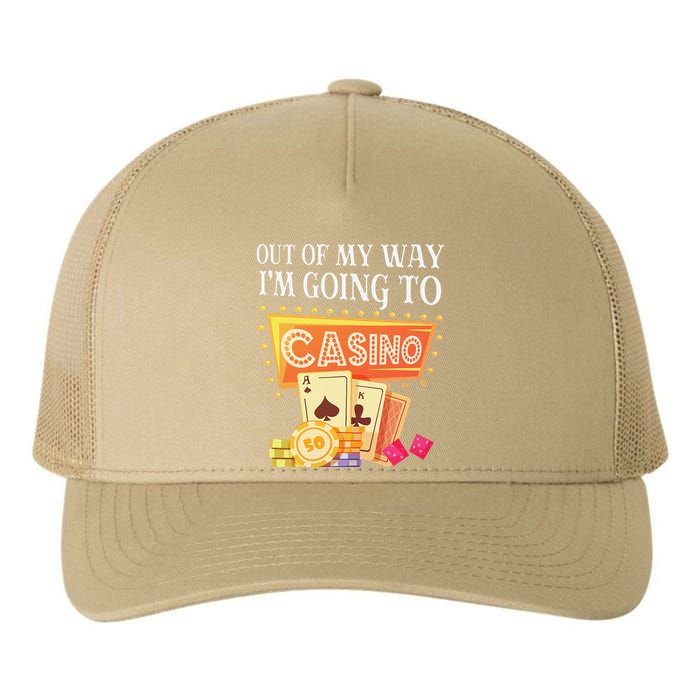 Funny Going To The Casino Design For Card Game Lovers Yupoong Adult 5-Panel Trucker Hat