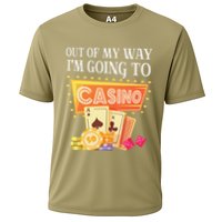 Funny Going To The Casino Design For Card Game Lovers Cooling Performance Crew T-Shirt