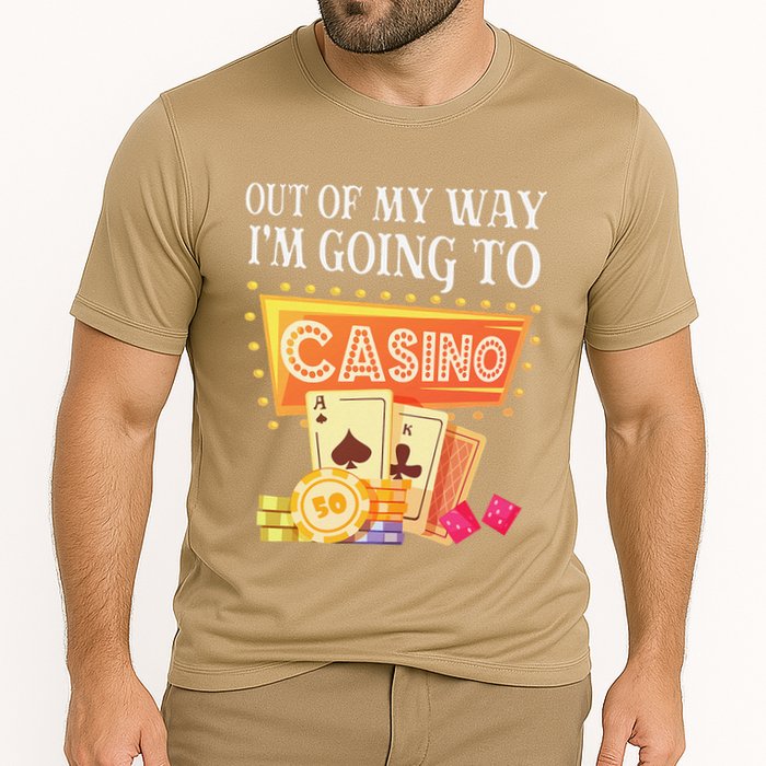 Funny Going To The Casino Design For Card Game Lovers Cooling Performance Crew T-Shirt