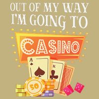 Funny Going To The Casino Design For Card Game Lovers Cooling Performance Crew T-Shirt