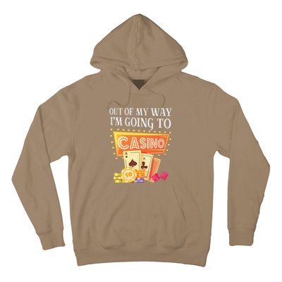 Funny Going To The Casino Design For Card Game Lovers Hoodie