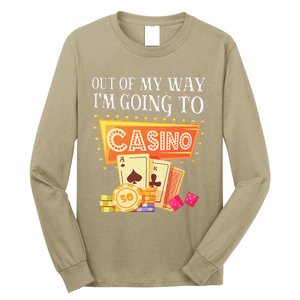 Funny Going To The Casino Design For Card Game Lovers Long Sleeve Shirt