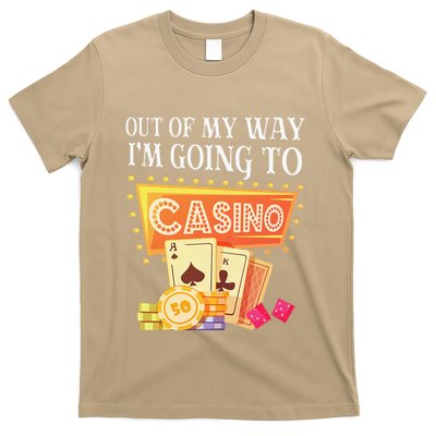 Funny Going To The Casino Design For Card Game Lovers T-Shirt
