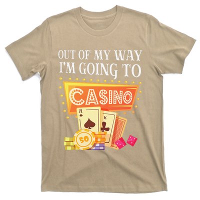 Funny Going To The Casino Design For Card Game Lovers T-Shirt