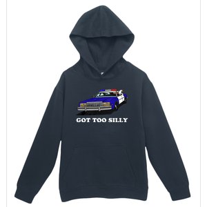 Funny Got Too Silly Goose Urban Pullover Hoodie