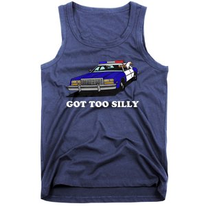 Funny Got Too Silly Goose Tank Top