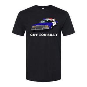 Funny Got Too Silly Goose Softstyle CVC T-Shirt