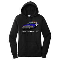 Funny Got Too Silly Goose Women's Pullover Hoodie