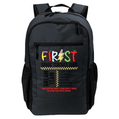 First Grade Teacher 1st Grade Teacher Life Back To School Daily Commute Backpack