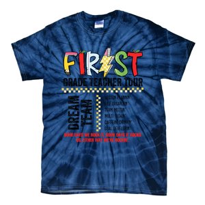 First Grade Teacher 1st Grade Teacher Life Back To School Tie-Dye T-Shirt