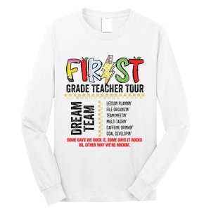 First Grade Teacher 1st Grade Teacher Life Back To School Long Sleeve Shirt