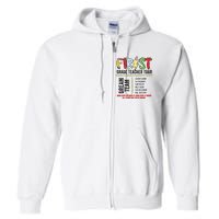 First Grade Teacher 1st Grade Teacher Life Back To School Full Zip Hoodie