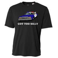 Funny Got Too Silly Goose  Cooling Performance Crew T-Shirt