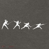 Fencing Gear TShirt Cotton Canvas Backpack