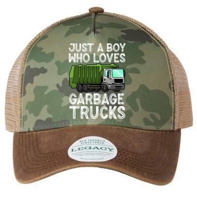 Funny Garbage Truck Design For Boys Toddler Men Trash Truck Gift Legacy Tie Dye Trucker Hat