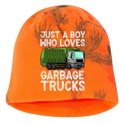 Funny Garbage Truck Design For Boys Toddler Men Trash Truck Gift Kati - Camo Knit Beanie