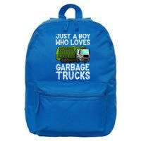 Funny Garbage Truck Design For Boys Toddler Men Trash Truck Gift 16 in Basic Backpack