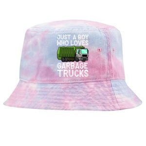 Funny Garbage Truck Design For Boys Toddler Men Trash Truck Gift Tie-Dyed Bucket Hat