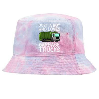 Funny Garbage Truck Design For Boys Toddler Men Trash Truck Gift Tie-Dyed Bucket Hat