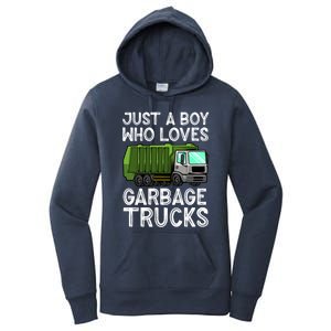 Funny Garbage Truck Design For Boys Toddler Men Trash Truck Gift Women's Pullover Hoodie