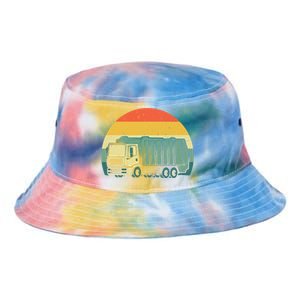 Funny Garbage Truck Design For Kids Men Women Trash Truck Gift Tie Dye Newport Bucket Hat