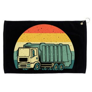 Funny Garbage Truck Design For Kids Men Women Trash Truck Gift Grommeted Golf Towel