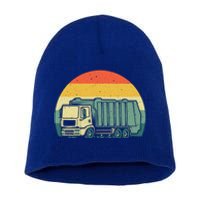 Funny Garbage Truck Design For Kids Men Women Trash Truck Gift Short Acrylic Beanie