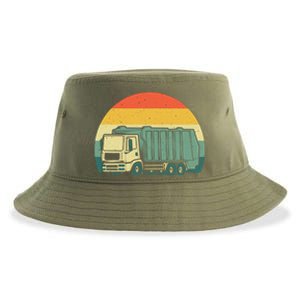 Funny Garbage Truck Design For Kids Men Women Trash Truck Gift Sustainable Bucket Hat