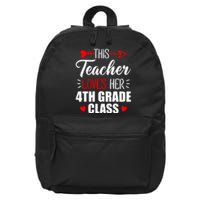 Fourth Grade Teacher This Teacher Loves Her 4th Grade Class Gift 16 in Basic Backpack