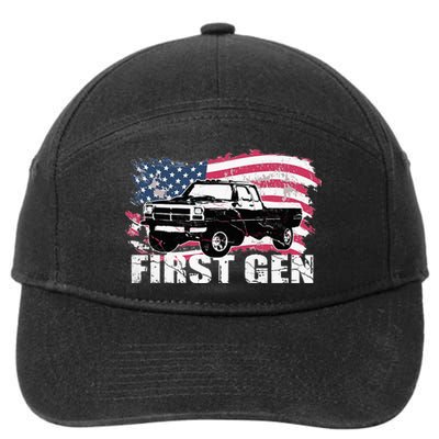 First Gen Truck Squarebody First Generation 7-Panel Snapback Hat