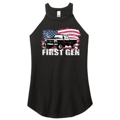 First Gen Truck Squarebody First Generation Women’s Perfect Tri Rocker Tank