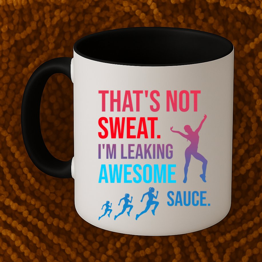 Fitness Gym Thats Not Sweat Im Leaking Awesome Sauce Funny Gift Mug