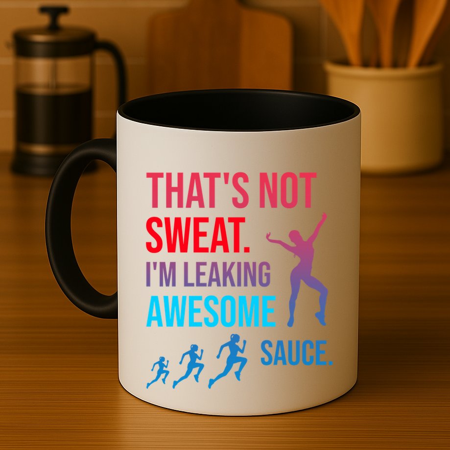 Fitness Gym Thats Not Sweat Im Leaking Awesome Sauce Funny Gift Mug