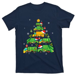 Funny Garbage Truck Christmas Tree Ornament Decor Boys T-Shirt