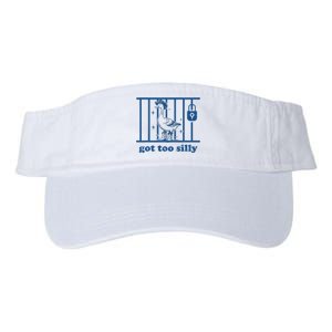 Funny Got Too Silly Women Silly Goose Valucap Bio-Washed Visor