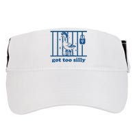 Funny Got Too Silly Women Silly Goose Adult Drive Performance Visor