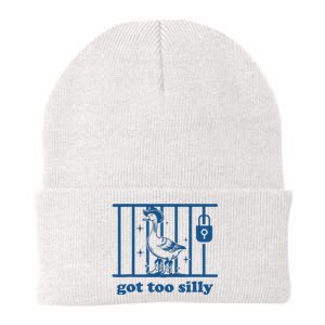 Funny Got Too Silly Women Silly Goose Knit Cap Winter Beanie