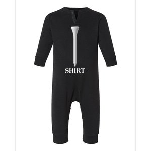 Funny Golf Tee Golf Lover Infant Fleece One Piece