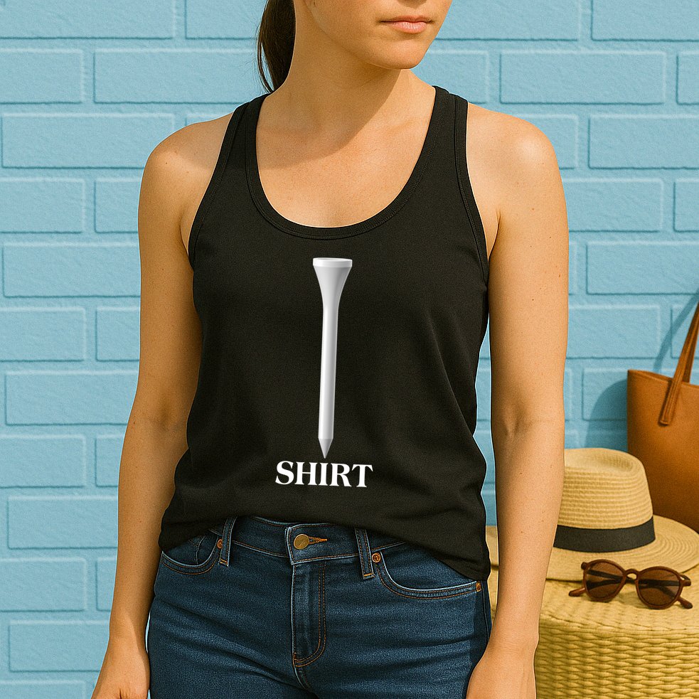 Funny Golf Tee Golf Lover Womens Tank Top