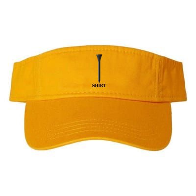 Funny Golf Tee Golf Lover Valucap Bio-Washed Visor