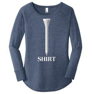 Funny Golf Tee Golf Lover Women's Perfect Tri Tunic Long Sleeve Shirt