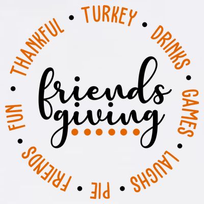 Friends Giving Thanksgiving Festive Holiday Gift T-Shirt