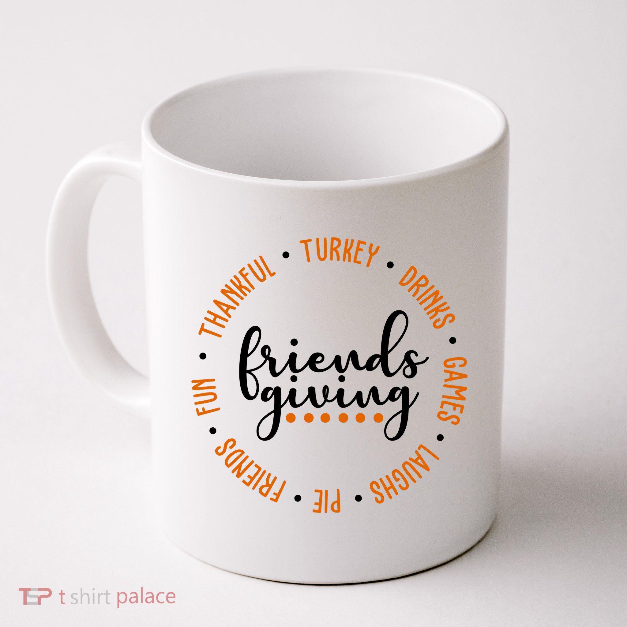 Friends Giving Thanksgiving Festive Holiday Gift Mug